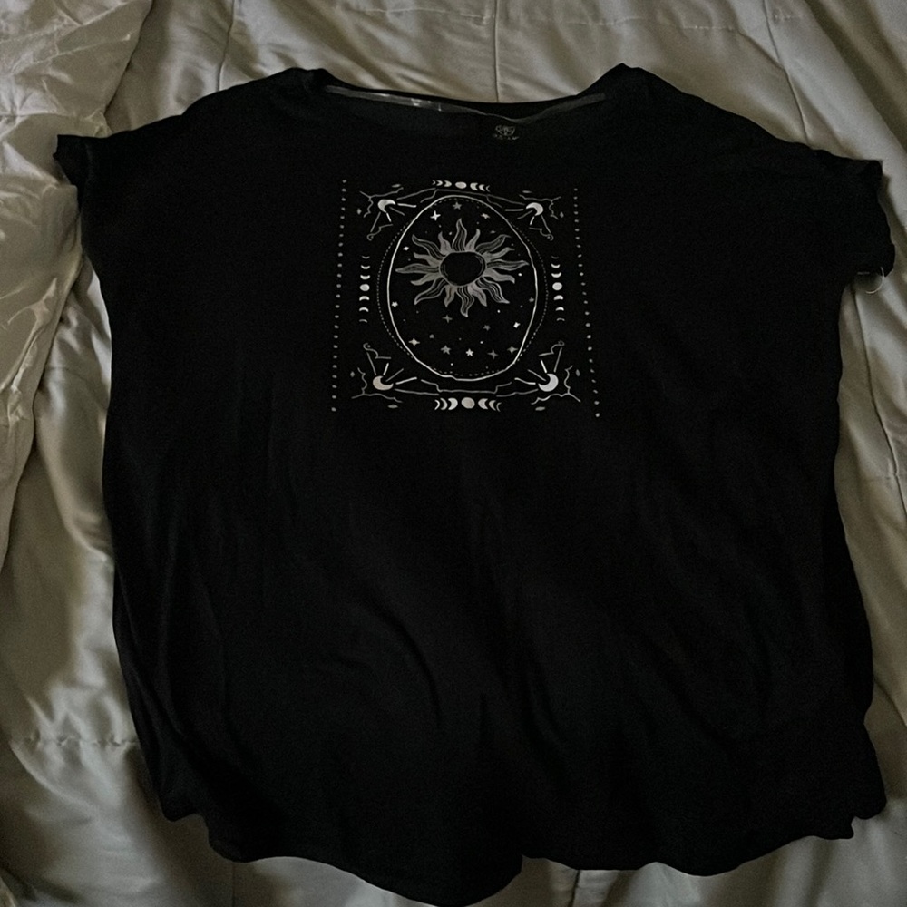 Gaiam black {TapShoe} yoga shirt size medium